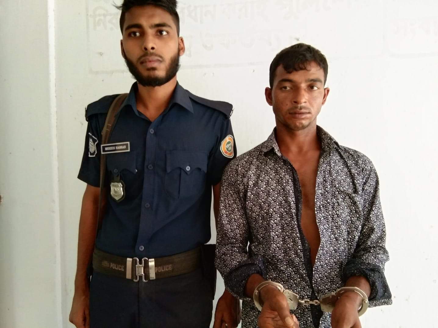 ভোলায় পুলিশের থেকে পালিয়ে যাওয়া হত্যা মালার প্রধান আসামি গ্রেফতার