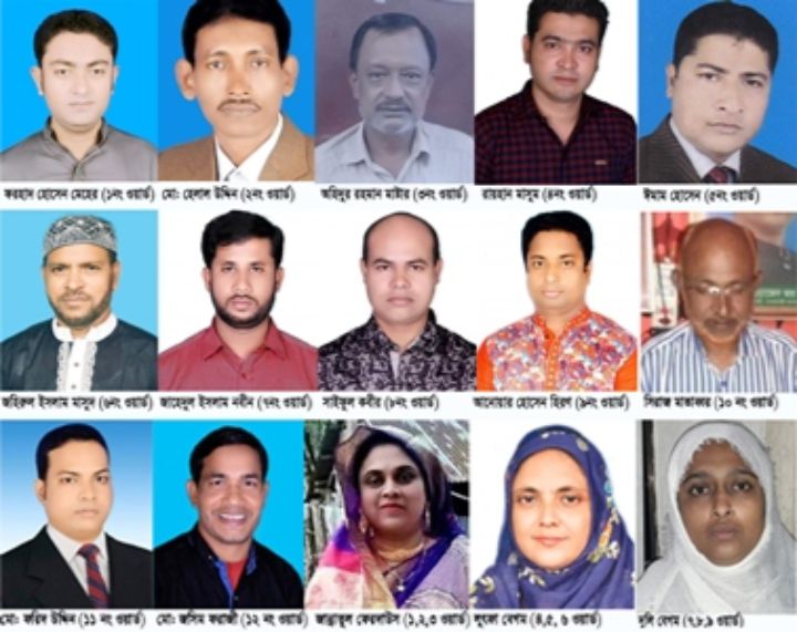 লালমোহন পৌর নির্বাচনে কাউন্সিলর হলেন যারা