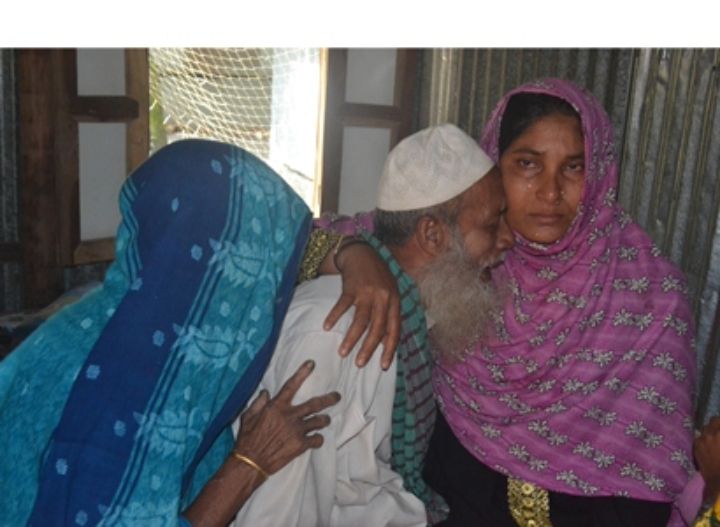 চরফ্যাসনে নিহত জেলে পরিবারে শোকের মাতম
