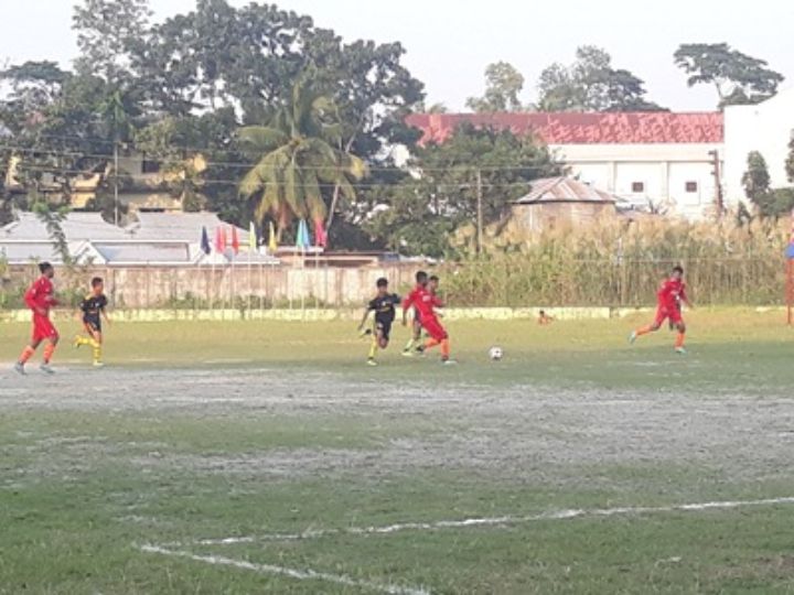 ভোলায় তৃতীয় দিনের ম্যাচে টুটুল স্মৃতি ফুটবল লীগে বাপ্তা স্পোটিং ক্লাবের বিজয়ী