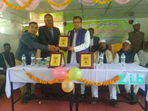বোরহানউদ্দিনে পশ্চিম বিশারামপুর মাধ্যমিক বিদ্যালয়ে পরীক্ষার্থীদের বিদায়  সংবর্ধনা ও মিলাদ