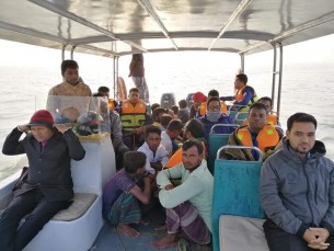 ভোলায় ১১ জেলেকে  ১ বছর কারাদন্ড