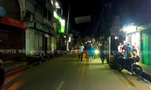 ভোলায় ঔষধ মোদি ও কাঁচামাল ছাড়া সব দোকান বন্ধ