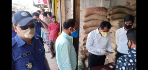 ভোলায় ৩ দিনে  ৯৯ ব্যবসায়ীর  ১০ লাখ ৪০হাজার টাকা অর্থদণ্ড