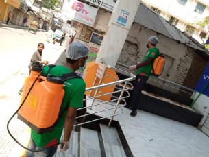 ভোলায় করোনার সংক্রমণরোধে বিডি ক্লিনের নানা কার্যক্রম
