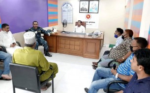 বোরহানউদ্দিনে “করোনা” পরিস্থিতি মোকাবিলায় মতবিনিময় সভা
