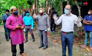 ভোলার লালমোহনে আরো ১০ পরিবার লকডাউন