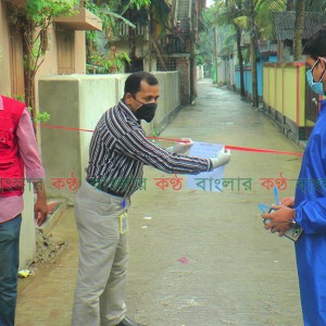 ভোলায় বাবা-মেয়ে করোনায় আক্রান্ত, ৪৫ বাড়ি লকডাউন