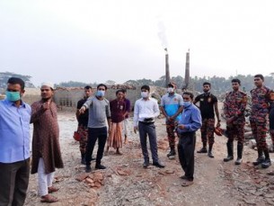 চরফ্যাশনে দুই ইট ভাটার জরিমানা