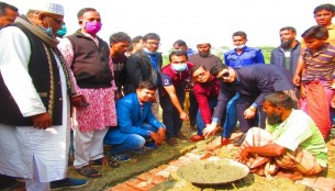 মনপুরায় ২শত ভূমিহীন ও গৃহহীনদের ঘর নির্মাণের কাজ উদ্বোধন