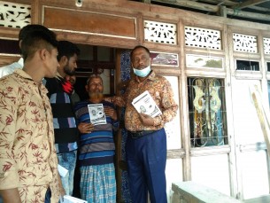 দৌলতখানে কাউন্সিলর প্রার্থী সিরাজের গণসংযোগ