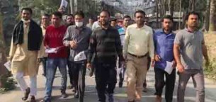 ভোলায় পৌর ৬নং ওয়ার্ডে বিএনপির মেয়র প্রার্থী ট্রুম্যনের গণসংযোগ