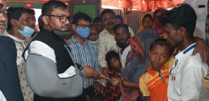তজুমদ্দিনে  নিহত ৩ শ্রমিকের পরিবারের মাঝে এমপি শাওন অর্থ সহায়তা বিতরণ