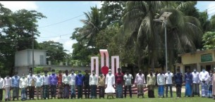 মনপুরায় জাটকা ও কারেন্ট জালের  বিরুদ্ধে জেলেদের মানববন্ধন