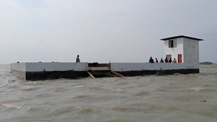 ভোলার চটকি মারায় প্রথম আধুনিক কিল্লা স্থাপন