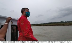 নদী ভাঙন রোধে পরিকল্পিতভাবে কাজ করে যাচ্ছেন প্রধানমন্ত্রী শেখ হাসিনা: এমপি শাওন