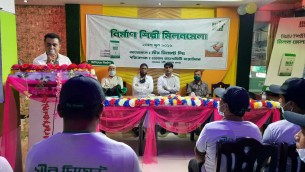 ভোলায় মীর সিমেন্টের আয়োজনে নির্মাণ শিল্পীদের মিলনমেলা অনুষ্ঠিত