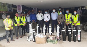 ভোলায় করোনা রোগীদের জন্য  ফ্রী  অক্সিজেন সেবা চালু