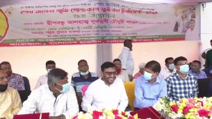 লালমোহনে শেখ রাসেল স্মৃতি গোল্ডকাপ  ফুটবল টুর্নামেন্টের উদ্বোধন
