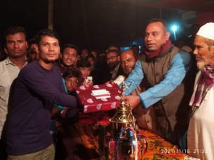 ইলিশায় নাইট ক্রিকেট টুর্নামেন্টের ফাইনাল খেলা অনুষ্ঠিত