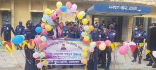 মনপুরায় থানা মসজিদের ওযুখানা ও ব্যাডমিন্টন কোর্ট উদ্বোধন