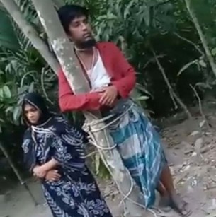 লালমোহনে পরকীয়ার অপবাদ দিয়ে স্ত্রীসহ যুবককে নির্যাতন