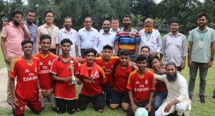 ভোলায় আন্তঃ কিশোর ক্লাব ফুটবল টুর্নামেন্টে কানাই নগর কিশোর ক্লাব চ্যাম্পিয়ন