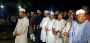 বাবা-মায়ের কবরের পাশেই  ছাত্রদল সভাপতি নুরে আলমের দাফন সম্পন্ন
