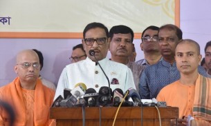 অশুভ চক্র হিন্দু সম্প্রদায়ের ওপর হামলা চালিয়ে সরকারের ওপর দায় চাপাতে চায় : ওবায়দুল কাদের