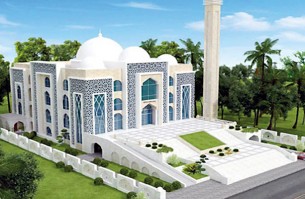 ভোলার ৭ উপজেলায় মডেল মসজিদ  নির্মাণ কাজ শেষ পর্যায়ে