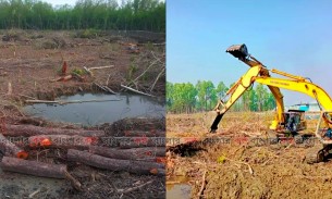 তারুয়ার বন উজারে বাঁধা দেয়ায় ঢালচর রেঞ্জ কর্মকর্তাকে মারধর