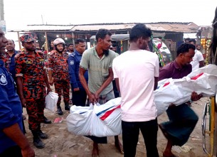 ভোলার মেঘনা নদীতে বালুবাহী বলগেট ডুবি