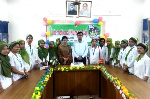 লালমোহনে আন্তর্জাতিক নার্স দিবস পালিত
