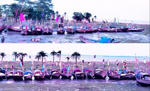 মেঘনা  নদীতে ইলিশের সংকট  জেলে পল্লীতে হাহাকার