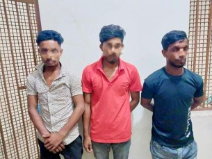 চরফ্যাসনে ১ কেজি গাঁজা  সহ ৩ জন আটক