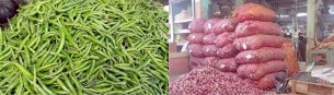 হিলির পাইকারী বাজারে পেঁয়াজের কেজি ২৩ ও কাঁচা মরিচ ১৪০ টাকা
