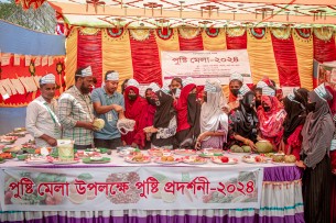 ভোলার ভেলুমিয়াতে পুস্টি মেলা ও ক্রীড়া অনুষ্ঠান অনুষ্ঠিত