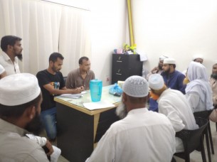 ভোলায় ১২ পরিবারের মাঝে ১ মাসের কাঞ্চন-ফাতেমা ফাউন্ডেশন খাবার বিতরণ