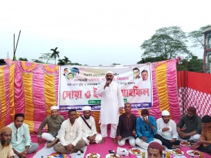 ভোলায় রবিন চৌধুরির উদ্যোগে খালেদা জিয়ার সুস্থতা কামনায় দোয়া ও ইফতার মাহফিল