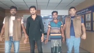 ভোলায় ভারতীয় চোরাই ২০টন চিনিসহ আটক দুই যুবক