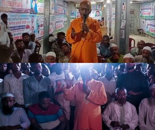তজুমদ্দিনে বিচ্ছিন্ন চরাঞ্চলে উপজেলা চেয়ারম্যান প্রার্থী ফজলুল হকের আনারস মার্কার প্রচারণা