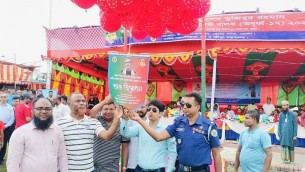 ভোলায় বঙ্গবন্ধু জাতীয় ফুটবল টুর্নামেন্ট বালক অনূর্ধ্ব-১৭ গোল্ডকাপ শুরু