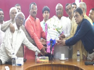 মুক্তিযোদ্ধা সংসদের পক্ষ থেকে ভোলায় নবনির্বাচিত উপজেলা চেয়ারম্যান ও ভাইস চেয়ারম্যানকে সংবর্ধনা