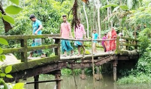লালমোহনে  ৩৯টি ব্রিজ জরাজীর্ণ দুর্ভোগ লক্ষাধিক মানুষের
