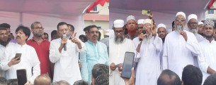 লালমোহনে শান্তি সমাবেশ অনুষ্ঠিত