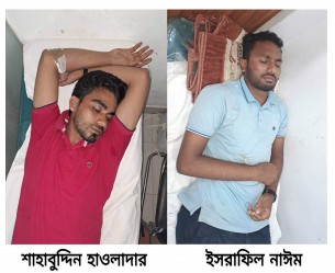 চরফ্যাশনে তরুণ দুই সাংবাদিক সড়ক দুর্ঘটনায় আহত