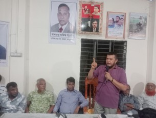 বিএনপির নেতৃবৃন্দ'র বিরুদ্ধে অপ-প্রচারের প্রতিবাদে দৌলতখানে প্রতিবাদ সমাবেশ