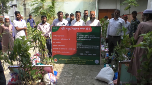 ভোলায় পুস্টি নিরাপত্তায় মডেল গ্রাম গড়তেকৃষান কৃষানীদের প্রশিক্ষন