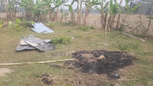 চরফ্যাসনে বাদীকে ফাঁসাতে টোংঘরে অগ্নিসংযোগের অভিযোগ