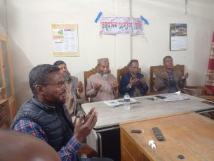 তজুমদ্দিন প্রেসক্লাব আহ্বায়কের সুস্থতা কামনায় দোয়া মোনাজাত অনুষ্ঠিত